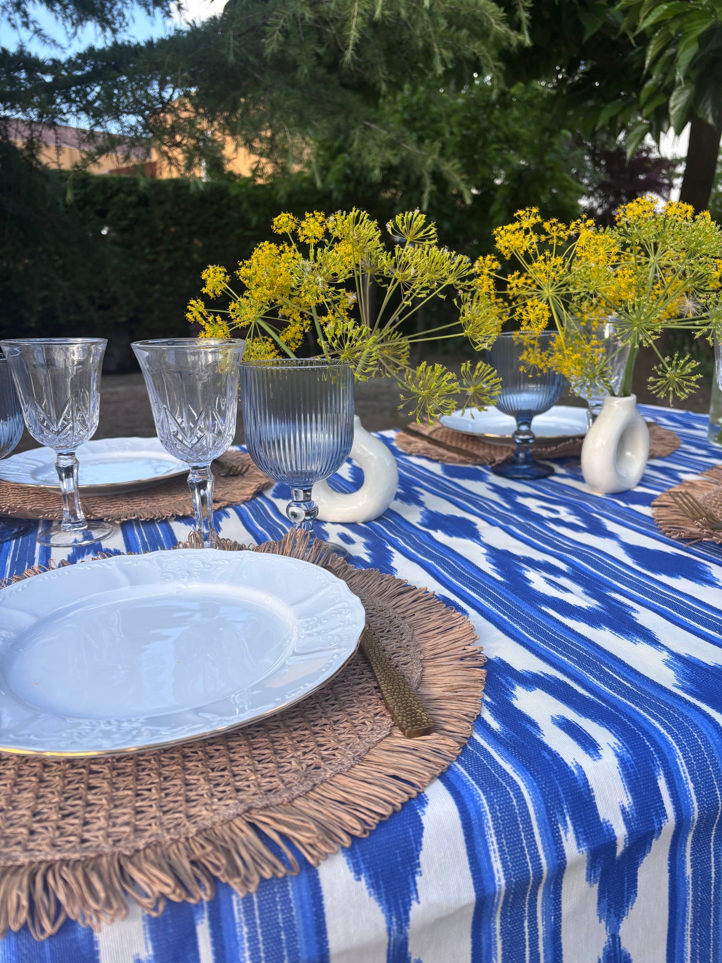Mantel resinado Mallorquín Azul