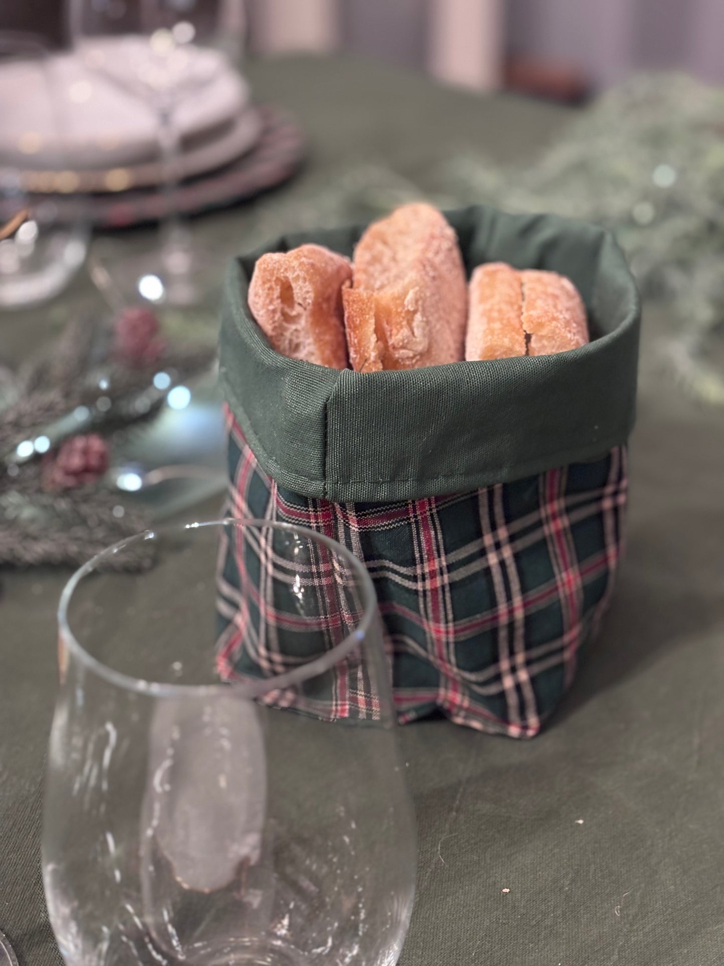 Panera estampado tartán