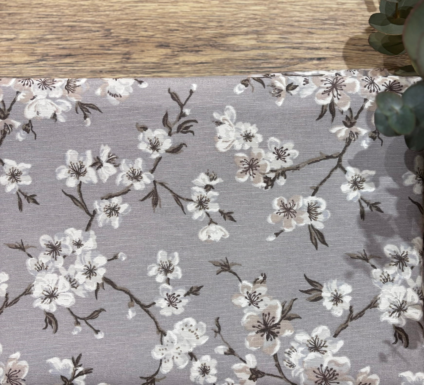 Mantel resinado print flor algodón