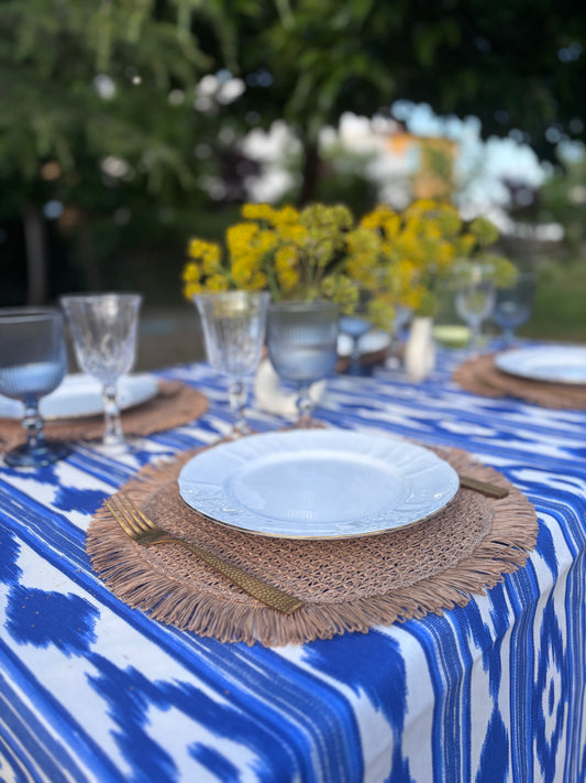 Mantel resinado Mallorquín Azul